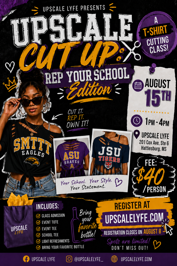Upscale Cut Up: Rep Your School Edition Admission Ticket