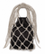 Upscale Glam Rhinestone Tote - Silver/Black