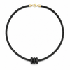 Upscale Glam Rhinestone Necklace - Black