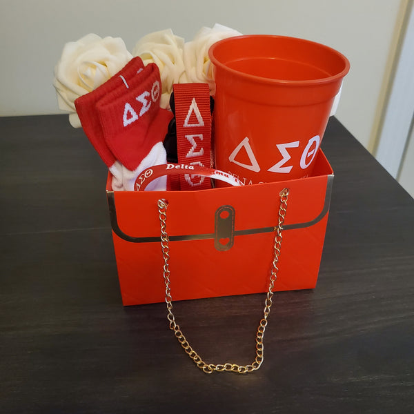 Upscale Bloom Gift Bag: Greek Edition