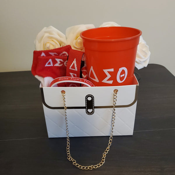 Upscale Bloom Gift Bag: Greek Edition