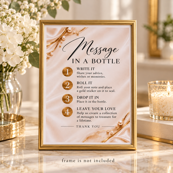 Upscale Message In A Bottle™ | Personalized Memory Keepsake Set