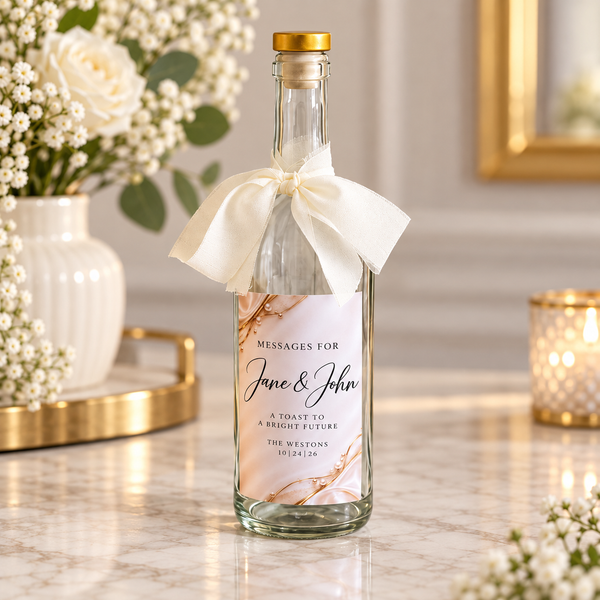 Upscale Message In A Bottle™ | Personalized Memory Keepsake Set
