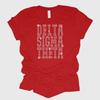 Delta Sigma Theta Rhinestone Bling T-Shirt