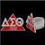 DST Silver Stretchy Ring W/Austrian Crystal Stones