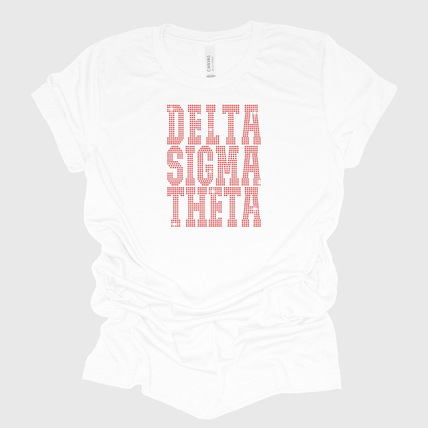 Delta Sigma Theta Rhinestone Bling T-Shirt