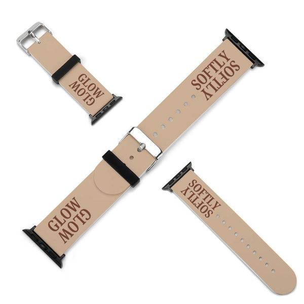 Starlight Glow Softly Silicone Apple Watch Band