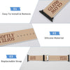 Starlight Glow Softly Silicone Apple Watch Band