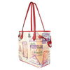 UL Passport Design Red Clover Canvas Tote Bag