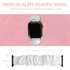 White Scrunchie Apple Watch Band