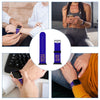 Blue & Gold Glow Softly Silicone Apple Watch Band