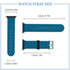 Teal Silicone Apple Watch Band