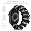 Black Glow Softly Scrunchie Apple Watch Band