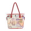 UL Passport Design Red Clover Canvas Tote Bag