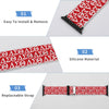Delta Sigma Theta Silicone Apple Watch Band