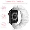 White Scrunchie Apple Watch Band