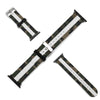 Camo with White Stripe Silicone Apple Watch Band