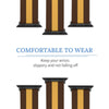 Brown and Gold Silicone Apple Watch Band