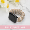 Tan Glow Softly Scrunchie Apple Watch Band