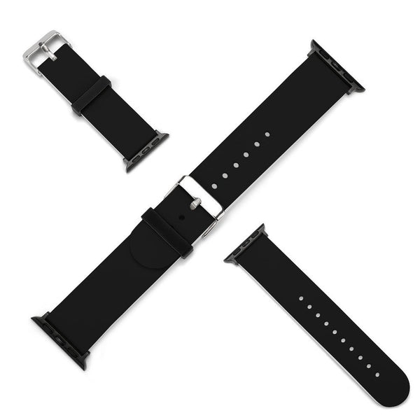 Black Silicone Apple Watch Band