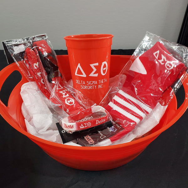 Delta Sigma Theta Gift Bucket